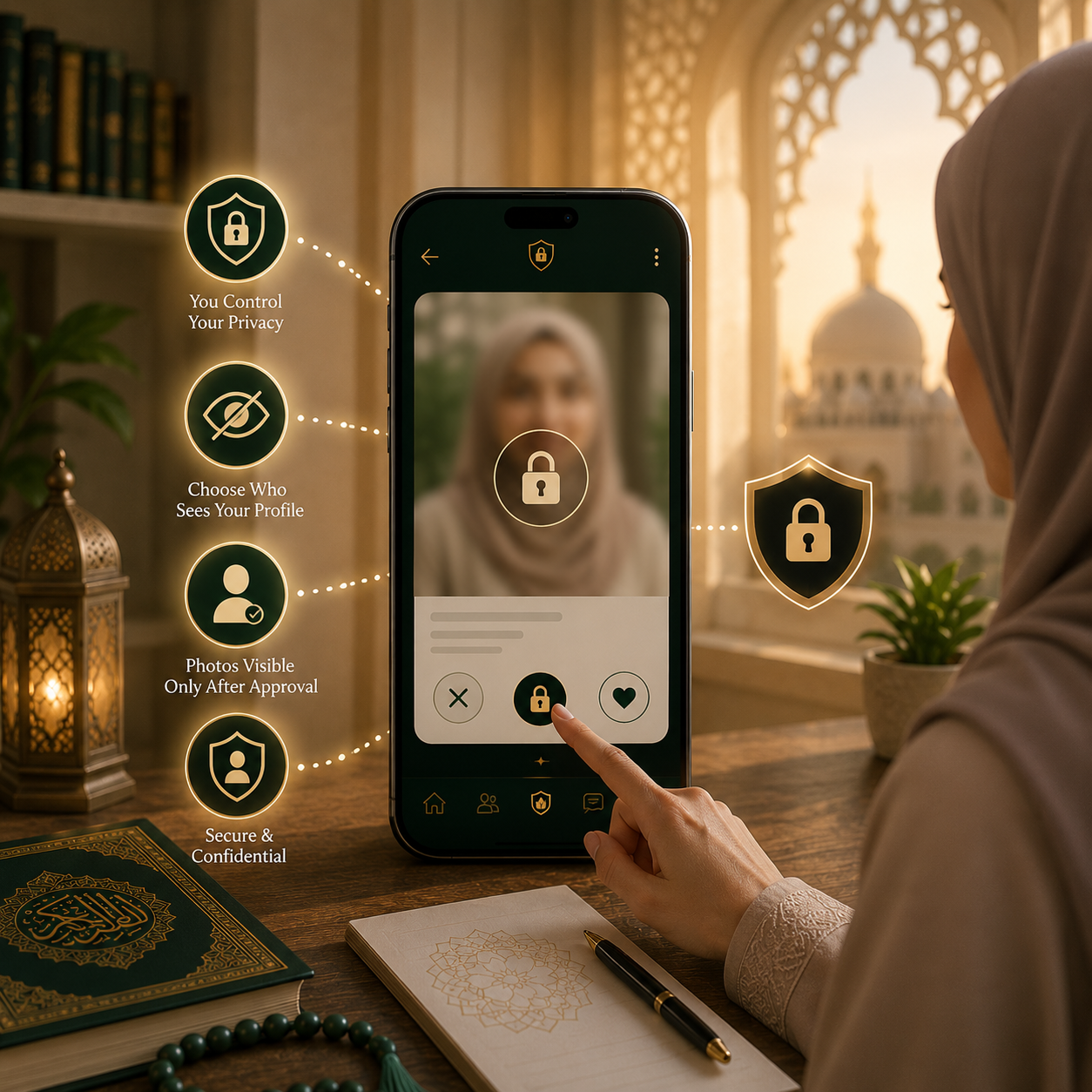 Privacy and security lock
